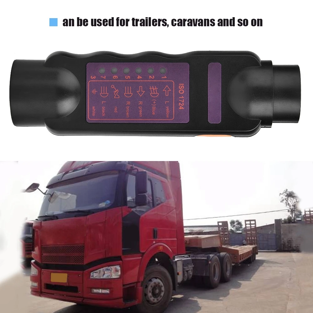 12V 7Pin/13Pin Towing Light Wiring Cable Circuit Plug Socket Tester for Auto Trailers
12V 7Pin/13Pin Towing Light Wiring Cable Circuit Plug Socket Tester for Auto Trailers