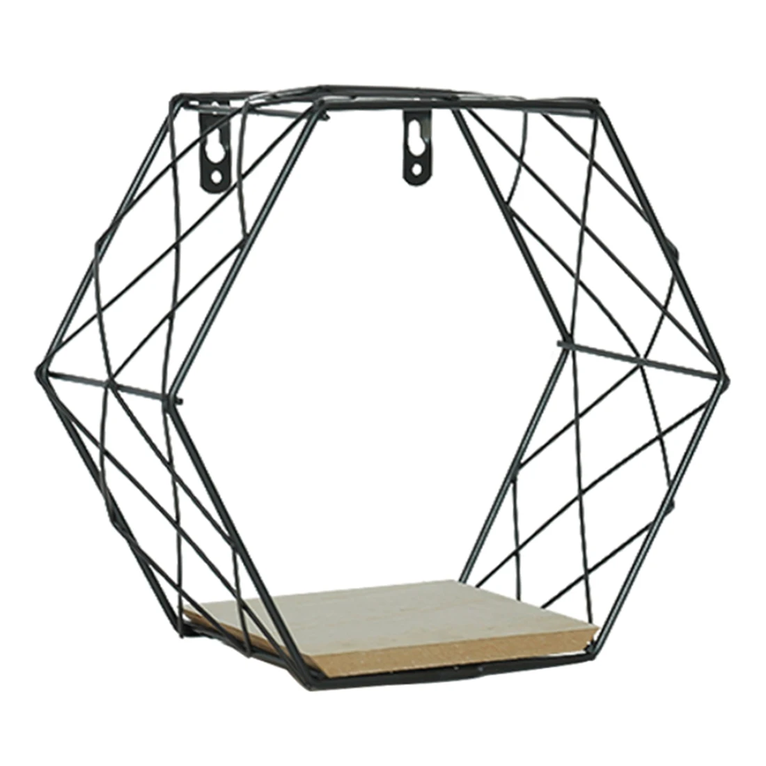 Wrought Nordic Iron Hexagon Grid Wall Shelf Geometry Wall Ornament Storage Hanging Rack - Black S
Wrought Nordic Iron Hexagon Grid Wall Shelf Geometry Wall Ornament Storage Hanging Rack - Black S
