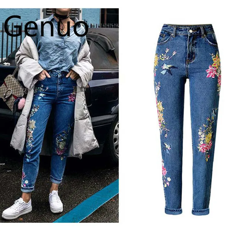 New Fashion Clothes Women Denim Pants Straight Long Jeans Pants 3D Flowers Embroidery High Waist Ladies Jeans Trousers
New Fashion Clothes Women Denim Pants Straight Long Jeans Pants 3D Flowers Embroidery High Waist Ladies Jeans Trousers