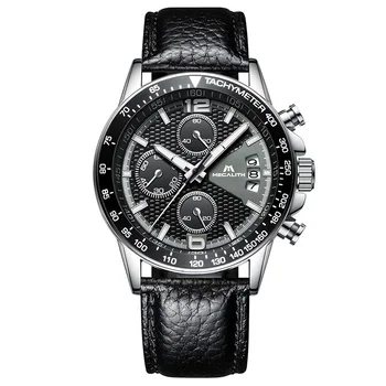 MEGALITH Fashion Luxury Mens Watches Waterproof Chronograph Sports Watch Black Leather Date Calendar Quartz Watch Clock Reloj
MEGALITH Fashion Luxury Mens Watches Waterproof Chronograph Sports Watch Black Leather Date Calendar Quartz Watch Clock Reloj