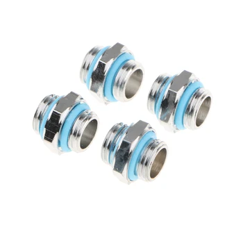 MagiDeal 4Piece Silver Chrome Water Cooling G1/4' Plug 5mm Male to Male Fitting For Computer Water Cooling System
MagiDeal 4Piece Silver Chrome Water Cooling G1/4' Plug 5mm Male to Male Fitting For Computer Water Cooling System