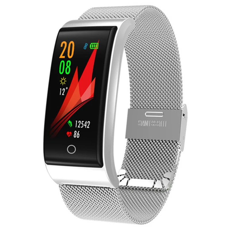 F4 Smart Band Wristband Blood Pressure Heart Rate Monitor Men Women Fitness Watch Pedometer Smart Bracelet(Metal Silver)
F4 Smart Band Wristband Blood Pressure Heart Rate Monitor Men Women Fitness Watch Pedometer Smart Bracelet(Metal Silver)