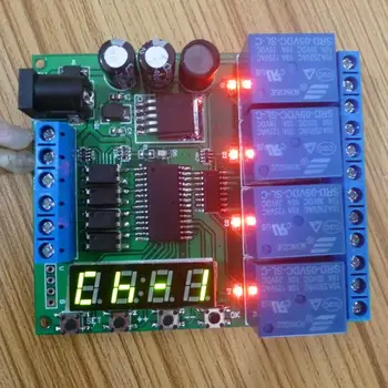 DC 12V 4 Channel Multifunction Cycle Delay Timer Relay Module : Timing Loop Interlock Self-locking Momentary Bistable Monostable
DC 12V 4 Channel Multifunction Cycle Delay Timer Relay Module : Timing Loop Interlock Self-locking Momentary Bistable Monostable
