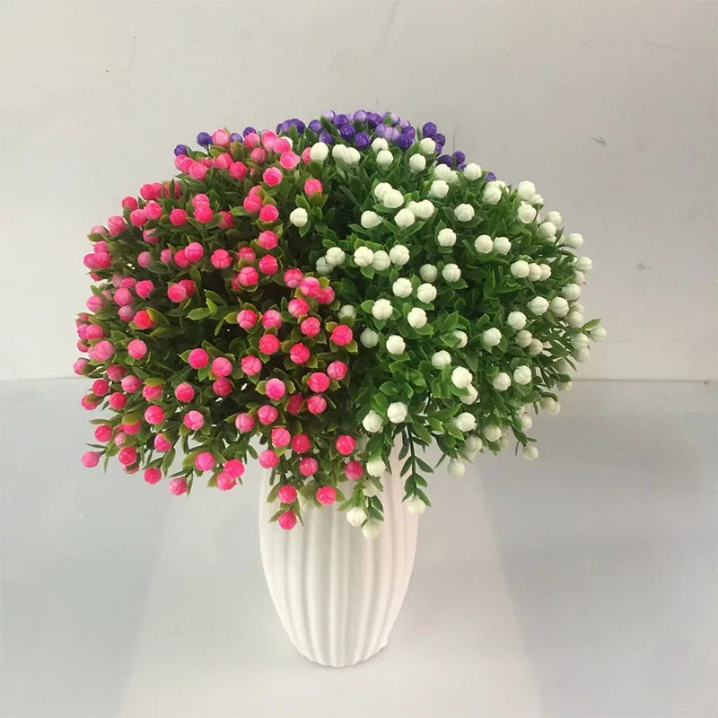 10pcs/set Artificial Flowers Milan Grass Fake Flower for Wedding Home Garden Decoration Valentine's Day Birthday Decoration
10pcs/set Artificial Flowers Milan Grass Fake Flower for Wedding Home Garden Decoration Valentine's Day Birthday Decoration