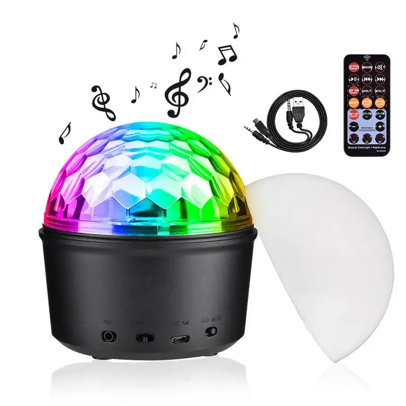 9 Вт RGB светодиодный светильник шар для дискотеки Bluetooth музыкальный динамик плеер