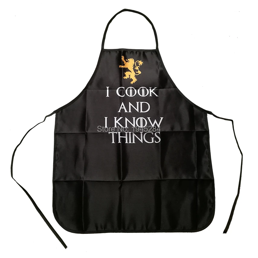 I Cook And I Know Things Lannister Imp Game of Thrones Apron BBQ Cleaning Cooking Baking Kitchen Apron Fans Gift, free shipping
I Cook And I Know Things Lannister Imp Game of Thrones Apron BBQ Cleaning Cooking Baking Kitchen Apron Fans Gift, free shipping