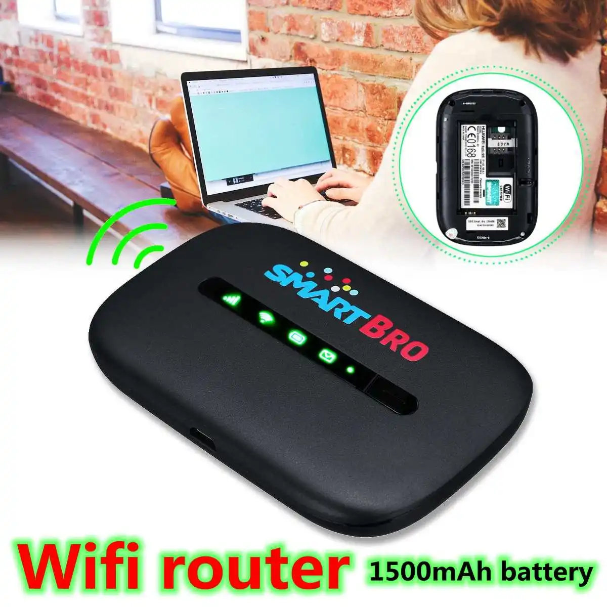 WIFI router Portable wifi 1150mAh Black E5330 Supports 10 Users for Car Home Mobile Travel Camping
WIFI router Portable wifi 1150mAh Black E5330 Supports 10 Users for Car Home Mobile Travel Camping