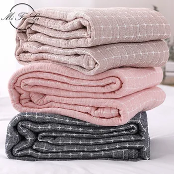 150*200cm Cotton Towel Cloth Japan Style Air Condition Summer Quilt Knitted Blankets for Beds Plaids Bed Cover cobijas para cama
150*200cm Cotton Towel Cloth Japan Style Air Condition Summer Quilt Knitted Blankets for Beds Plaids Bed Cover cobijas para cama