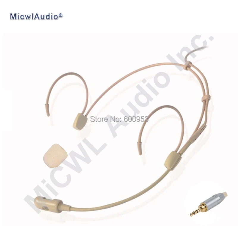 

Classical Cardioid Wireless Headset Microphone for PC Computer Laptop Stage Performance Mics Beige Mike