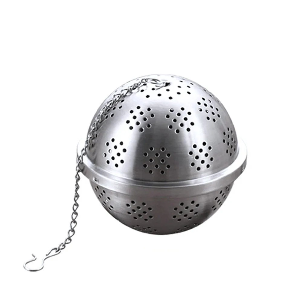 Stainless Steel Big Ball Tea Infuser Mesh Filter Strainer w/hook Loose Tea Leaf Spice Home Kitchen Accessories(XL)
Stainless Steel Big Ball Tea Infuser Mesh Filter Strainer w/hook Loose Tea Leaf Spice Home Kitchen Accessories(XL)