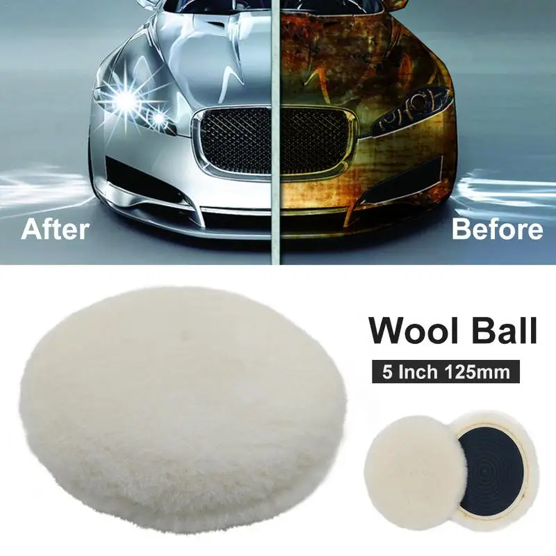 Wool Ball Polishing Plate Car Polishing Waxing Wool Wheel Self-adhesive Flocking Felt 5" 125mm Car Accessories Cleaner
Wool Ball Polishing Plate Car Polishing Waxing Wool Wheel Self-adhesive Flocking Felt 5" 125mm Car Accessories Cleaner