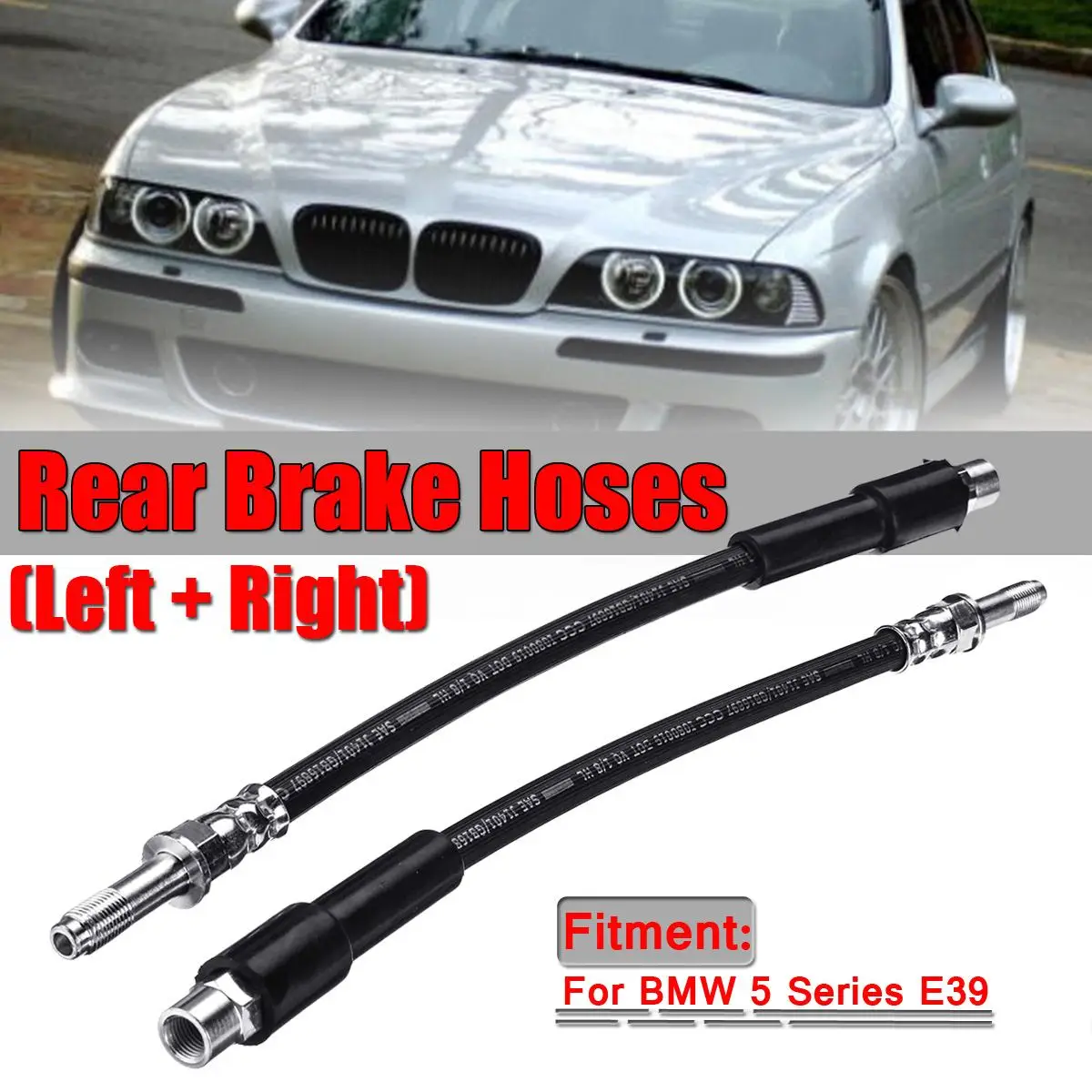 New Pair Car Rear Brake Hydraulic Hoses Line For BMW 5 Series E39 540i 528i M5 525i 530i Rear Brake Hoses Line 34301165190
New Pair Car Rear Brake Hydraulic Hoses Line For BMW 5 Series E39 540i 528i M5 525i 530i Rear Brake Hoses Line 34301165190