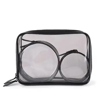 3pcs Clear Travel Neceser Toiletry Wash Organizer Case Transparent PVC Cosmetic Bag Female Women Portable Travel Makeup Bags
3pcs Clear Travel Neceser Toiletry Wash Organizer Case Transparent PVC Cosmetic Bag Female Women Portable Travel Makeup Bags