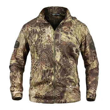 Men Outdoor Fishing Climbing Camouflage Sunscreen Hooded Tactical Tops Summer Anti Uv Fast Dry Waterproof Breathable Skin Jacket
Men Outdoor Fishing Climbing Camouflage Sunscreen Hooded Tactical Tops Summer Anti Uv Fast Dry Waterproof Breathable Skin Jacket
