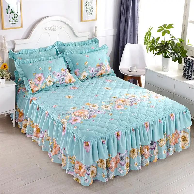 2019 New 150*200cm Flower Printed Bed Cover Skirt Protective Cover Quilted Thickened Lace Bed Skirt Bed Cover Flower Series
2019 New 150*200cm Flower Printed Bed Cover Skirt Protective Cover Quilted Thickened Lace Bed Skirt Bed Cover Flower Series