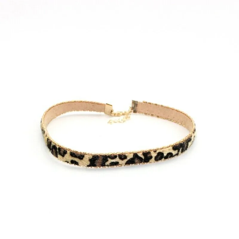 Women Unique Jewelry Necklace Fashion Brand New 2019 Leopard Print Pu Leather Gold Alloy Patchwork Choker Necklace
Women Unique Jewelry Necklace Fashion Brand New 2019 Leopard Print Pu Leather Gold Alloy Patchwork Choker Necklace