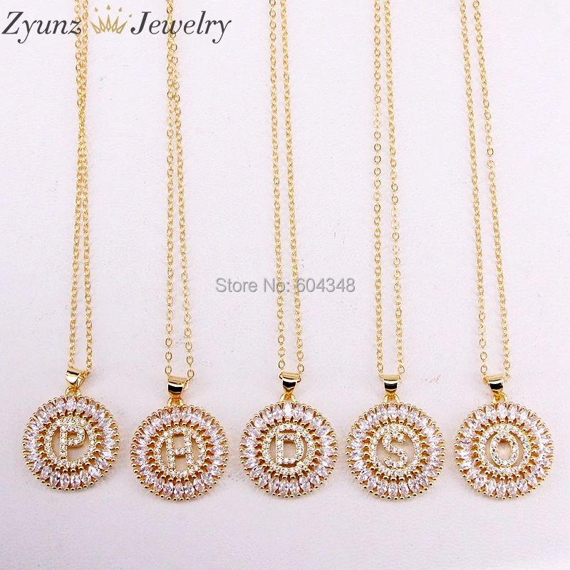5 Strands ZYZ330-3316 Gold Chain Necklace White CZ Cubic Zirconia Initials Letter Necklaces For Women Men
5 Strands ZYZ330-3316 Gold Chain Necklace White CZ Cubic Zirconia Initials Letter Necklaces For Women Men