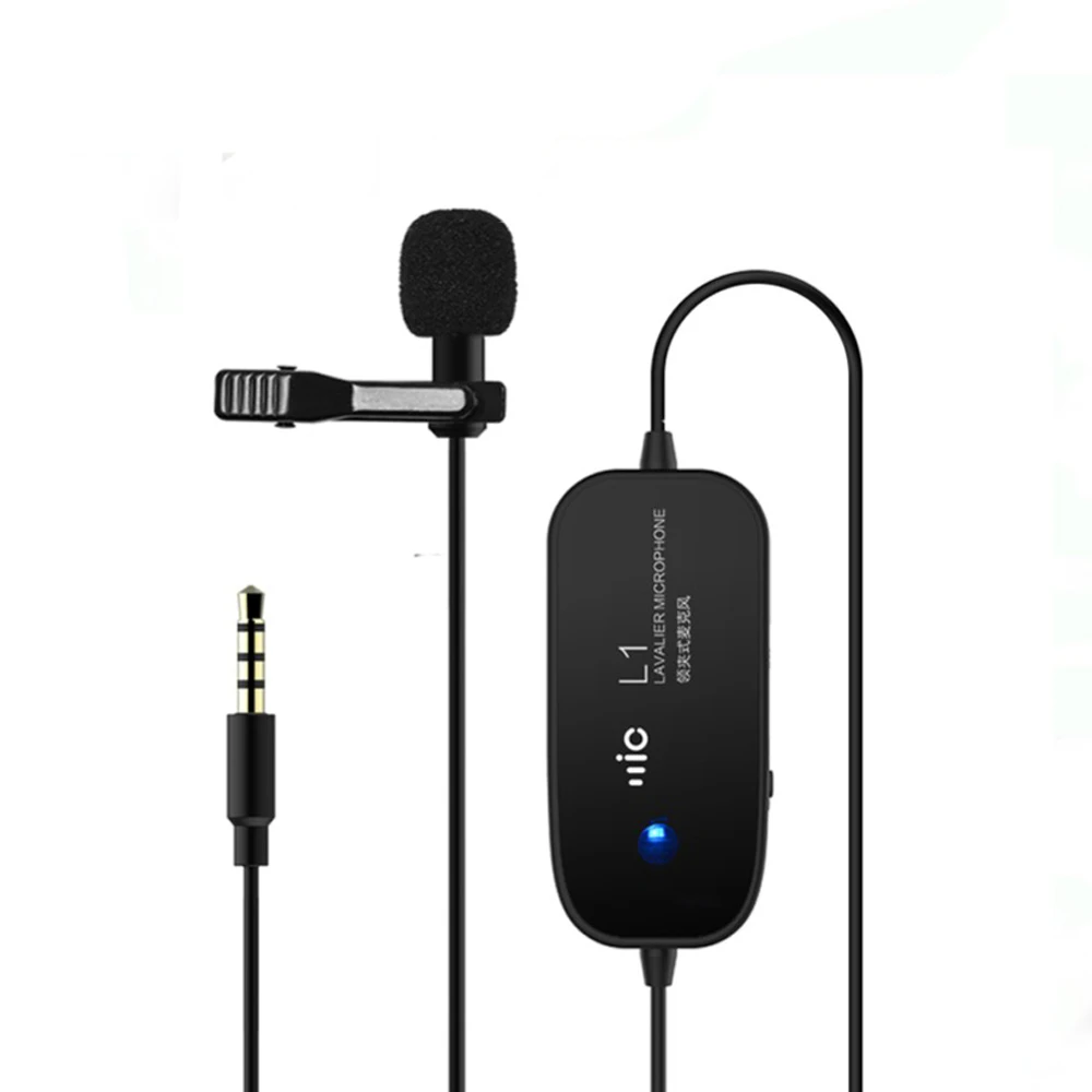 Lavalier Microphone Clip Lapel Mic For Iphone Smartphones Nikon Canon Camera Camcorder 3.5Mm Jack Vedio Recording
Lavalier Microphone Clip Lapel Mic For Iphone Smartphones Nikon Canon Camera Camcorder 3.5Mm Jack Vedio Recording