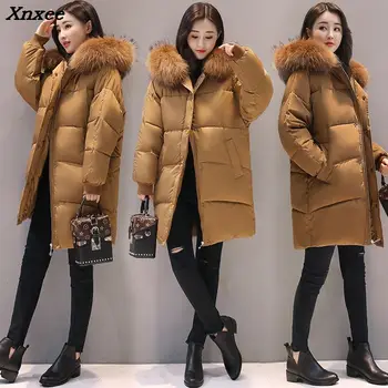 2018 New Fashion Hooded Larger Fur Collar Women Winter Jackets and Coats Female Cotton Padded Long Parkas Ladies Snowwear Xnxee
2018 New Fashion Hooded Larger Fur Collar Women Winter Jackets and Coats Female Cotton Padded Long Parkas Ladies Snowwear Xnxee