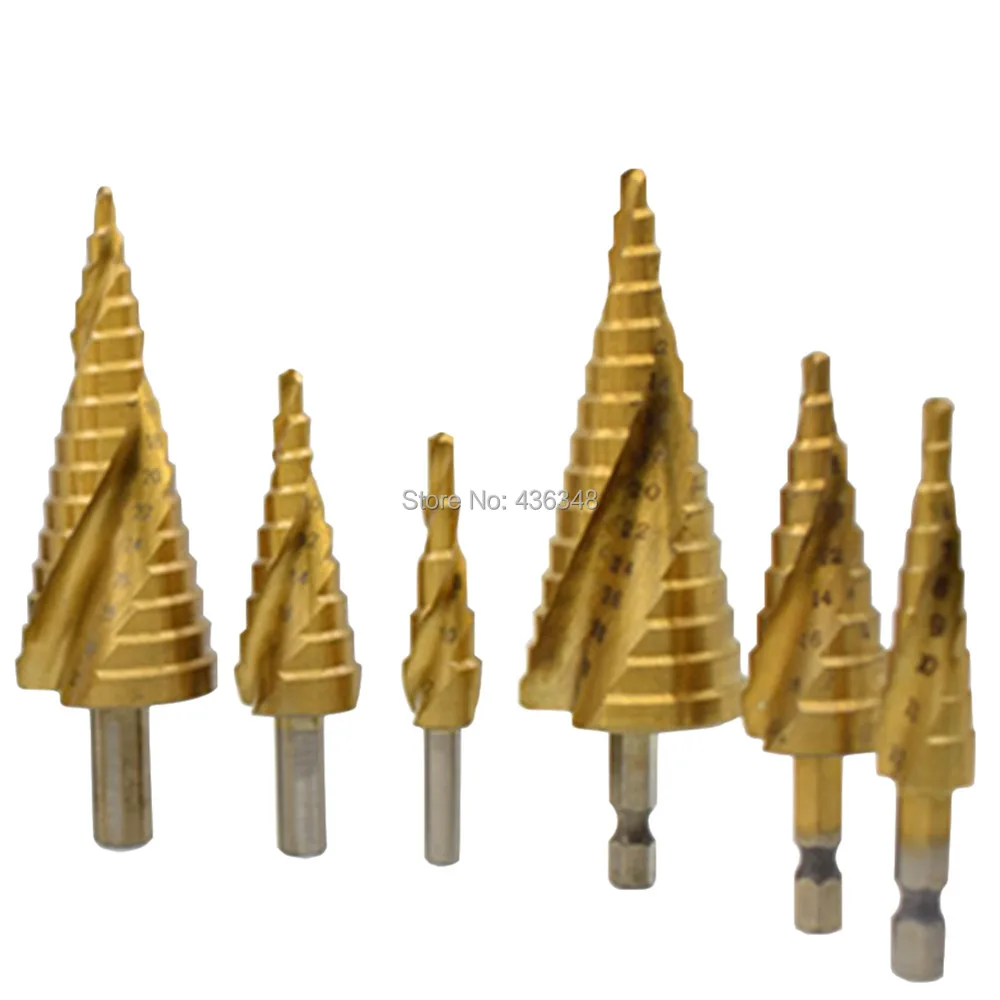 3pcs Large Hss Step Cone Drill Titanium Bit Set Hole Cutter 4-32mm 4-20mm 4-12mm Step Drill Cone Cutter Set
3pcs Large Hss Step Cone Drill Titanium Bit Set Hole Cutter 4-32mm 4-20mm 4-12mm Step Drill Cone Cutter Set