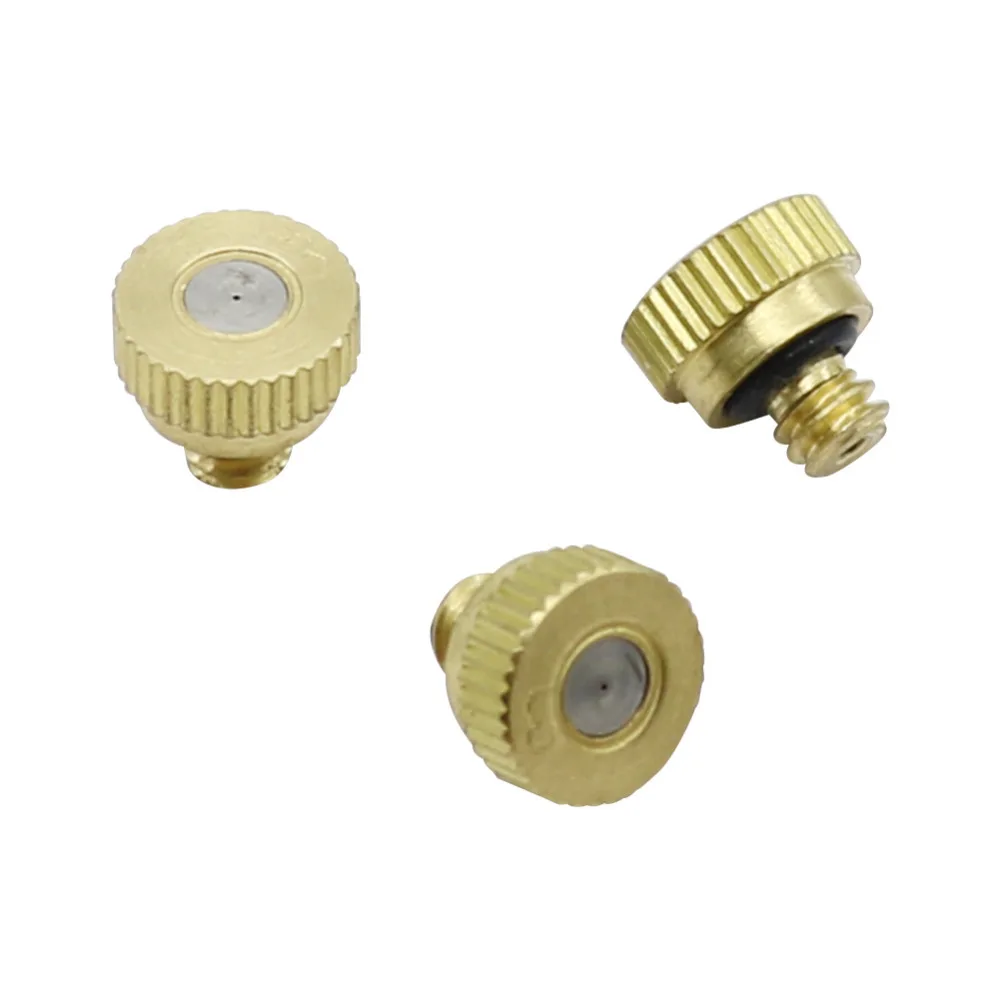 0.2~0.3 Mm Brass Atomization Nozzle With 4mm Male Thread Garden Irrigation Sprinklers Low Pressure Fogger Nozzle 100 Pcs
0.2~0.3 Mm Brass Atomization Nozzle With 4mm Male Thread Garden Irrigation Sprinklers Low Pressure Fogger Nozzle 100 Pcs