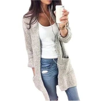 hirigin 5XL plus size Fashion Women Cardigan Slim Long Sweater Coat Trench Windbreaker Parka Outwear Grey pocket Sweaters
hirigin 5XL plus size Fashion Women Cardigan Slim Long Sweater Coat Trench Windbreaker Parka Outwear Grey pocket Sweaters