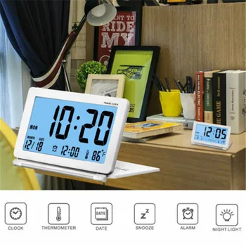 2019 New Hot Home Decoration Alarm Clock Portable Rectangle with Luminova LED Digital Clock
2019 New Hot Home Decoration Alarm Clock Portable Rectangle with Luminova LED Digital Clock