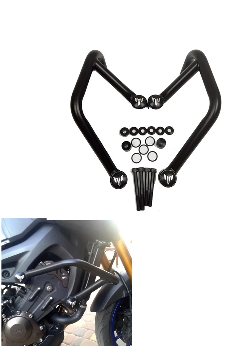 Motorcycle Floor Protection for Yamaha Frame Sliders MT09 MT-09 Tracer 15-16 FZ9 Body Anti-shock Bar Protection Bar
Motorcycle Floor Protection for Yamaha Frame Sliders MT09 MT-09 Tracer 15-16 FZ9 Body Anti-shock Bar Protection Bar