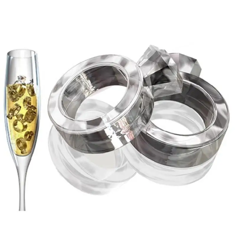 Ice Mold Ice Tray Diamond Love Ring Style Freeze Ice Mold Ice Maker Mould Special for Hot Summer MTY3
Ice Mold Ice Tray Diamond Love Ring Style Freeze Ice Mold Ice Maker Mould Special for Hot Summer MTY3