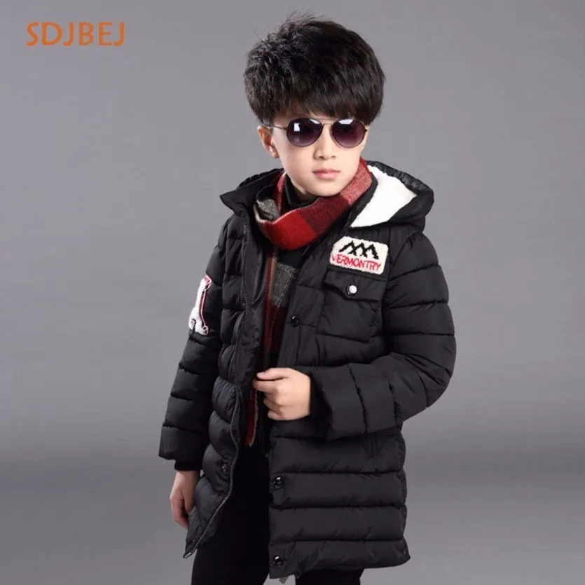 Boy Winter Jackets 2018 Cotton Warm Hooded Kids Coat Windbreaker Thick Long Style Kids Outerwear Biy Boys Clothes
Boy Winter Jackets 2018 Cotton Warm Hooded Kids Coat Windbreaker Thick Long Style Kids Outerwear Biy Boys Clothes