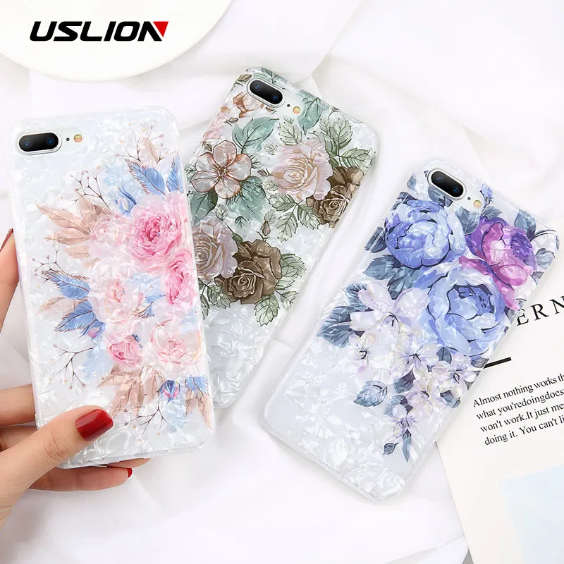 USLION Dream Shell Phone Case For iPhone X XS Max XR Rose Flower Back Cover Cases for iPhone 7 8 6 6s Plus Soft TPU Silicon Capa
USLION Dream Shell Phone Case For iPhone X XS Max XR Rose Flower Back Cover Cases for iPhone 7 8 6 6s Plus Soft TPU Silicon Capa