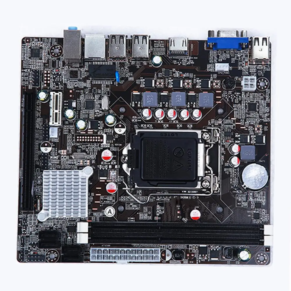 Socket LGA 1155 DDR3 Micro ATX Motherboard Mainboard Desktop Computer Mainboard for Intel H61
Socket LGA 1155 DDR3 Micro ATX Motherboard Mainboard Desktop Computer Mainboard for Intel H61