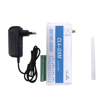 Wireless Remote Controller Switch GSM SMS Call Control Home Security System CL4-GSM Switch Controller EU Plug
Wireless Remote Controller Switch GSM SMS Call Control Home Security System CL4-GSM Switch Controller EU Plug