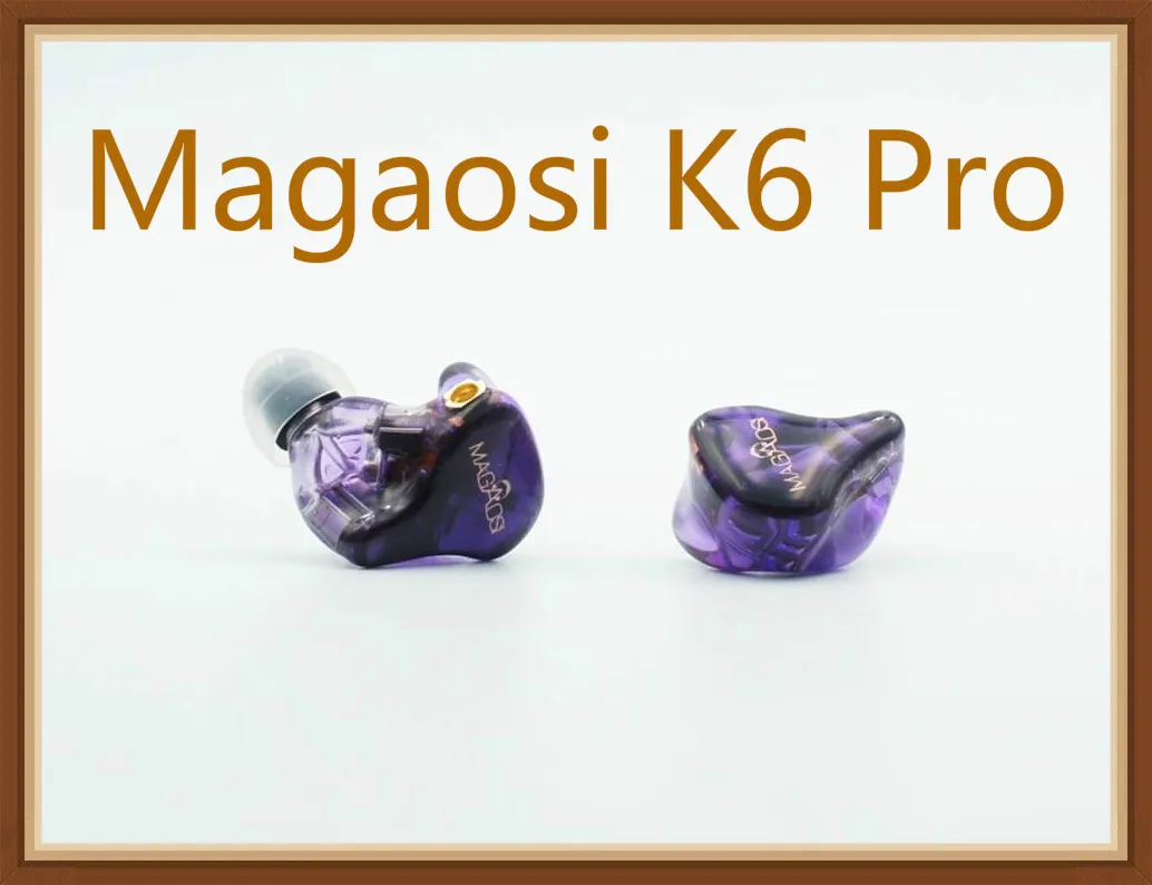 

Magaosi K6 Pro Upgrade Version 6BA 6 Balanced Armature MMCX HiFi In- Ear Earphone Audiophile IEMs with Bluetooth Cable (Purple)