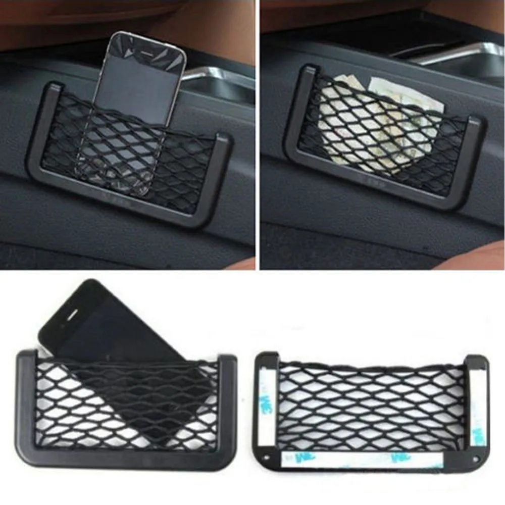 Hot Product Phone Accessory Bundles Car Seat Side Sundries Storage Net Bag Cellphone Holder Pocket Organizer | Мобильные телефоны и