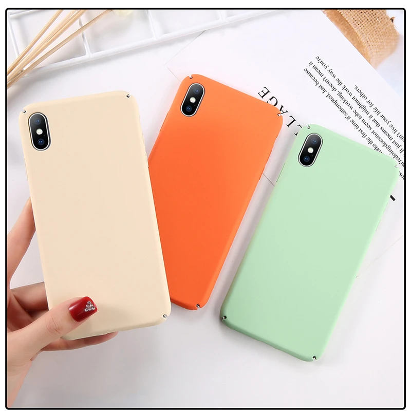 Candy Color For iPhone X Xs Max XR 8 7 Simple Plain Phone Case Slim Hard PC Back Cover For iPhone 8 7 6 6S Plus 5 5S SE Cases
Candy Color For iPhone X Xs Max XR 8 7 Simple Plain Phone Case Slim Hard PC Back Cover For iPhone 8 7 6 6S Plus 5 5S SE Cases