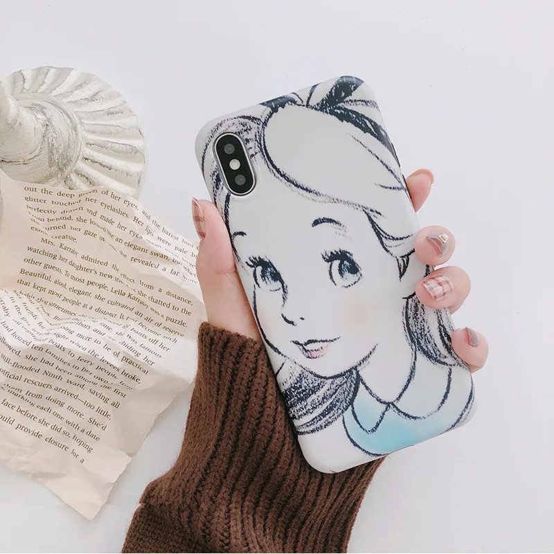 Cute Cartoon Graffiti Princess Korean Phone Case For iPhone 7 7 Puls 6 6S 7 8 Puls X XS Max XR Cases White Soft Slicone Covers
Cute Cartoon Graffiti Princess Korean Phone Case For iPhone 7 7 Puls 6 6S 7 8 Puls X XS Max XR Cases White Soft Slicone Covers