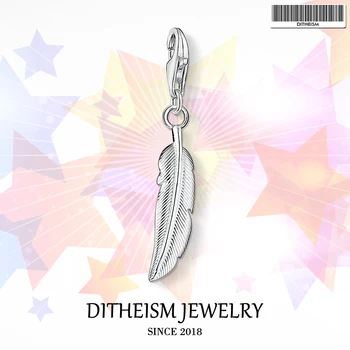 Feather Charms Pendant, 2018 Fashion Jewelry 925 Sterling Silver Trendy Gift For Women Men Boy Girls Fit Bracelet Necklace Bag
Feather Charms Pendant, 2018 Fashion Jewelry 925 Sterling Silver Trendy Gift For Women Men Boy Girls Fit Bracelet Necklace Bag