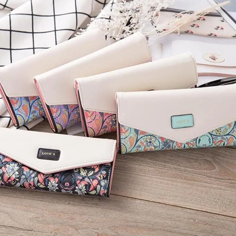 Women Girls Printed PU Leather Flap Wallet Vintage Long Clutch Coin Purse Female Hasp Envelope Card ID Holders Small Money Bags
Women Girls Printed PU Leather Flap Wallet Vintage Long Clutch Coin Purse Female Hasp Envelope Card ID Holders Small Money Bags