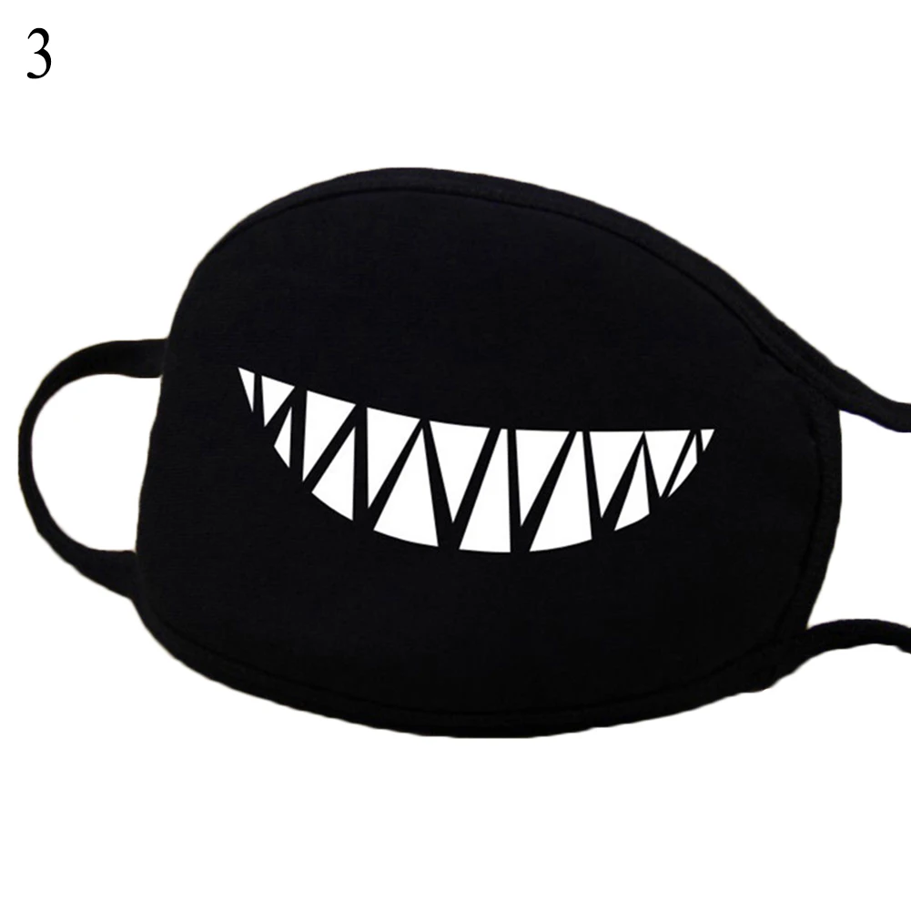 Unisex Cartoon Mask Funny Print Vampire Tooth Black Cotton Anti-Dust Anti-Fog Face Warm Mouth Mask Breathable Fashion Mask Black
Unisex Cartoon Mask Funny Print Vampire Tooth Black Cotton Anti-Dust Anti-Fog Face Warm Mouth Mask Breathable Fashion Mask Black