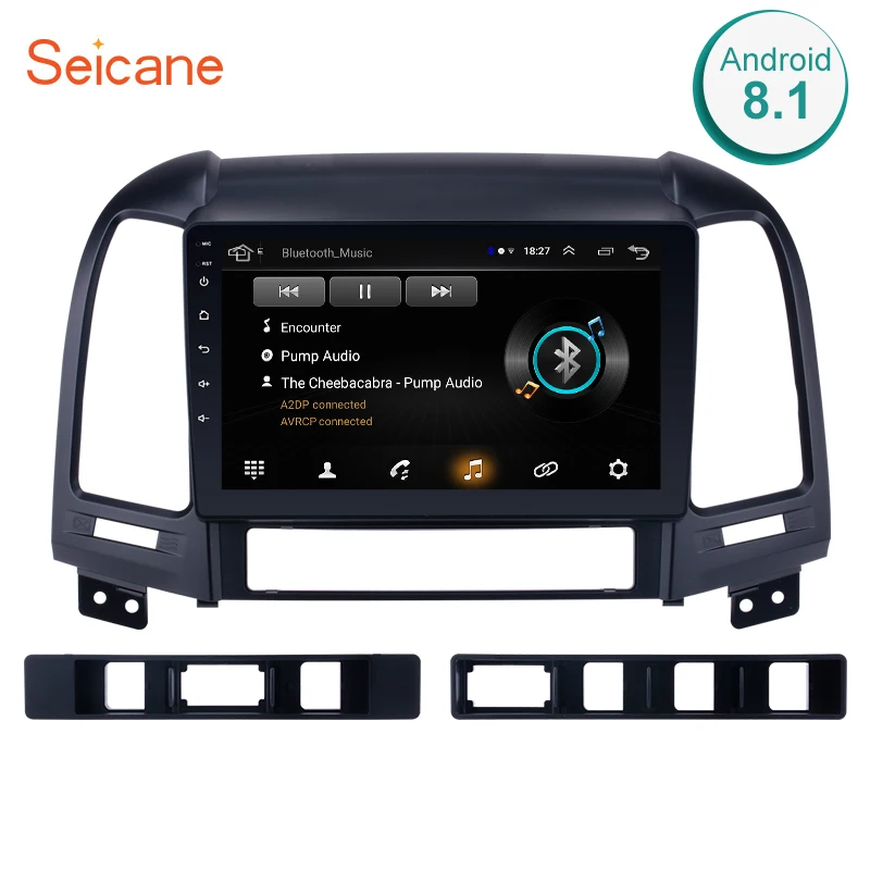Seicane 9" Android 8.1 2din Car Radio For HYUNDAI SANTA FE 2005 2006 2007-2012 Tochscreen GPS Stereo Multimedia Player Head Unit
Seicane 9" Android 8.1 2din Car Radio For HYUNDAI SANTA FE 2005 2006 2007-2012 Tochscreen GPS Stereo Multimedia Player Head Unit