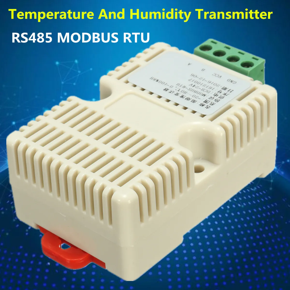 RS485 MODBUS RTU Temperature Humidity Transmitter RS485 Output Modbus Temperature Sensor Sensors 9-24V Power Supply
RS485 MODBUS RTU Temperature Humidity Transmitter RS485 Output Modbus Temperature Sensor Sensors 9-24V Power Supply