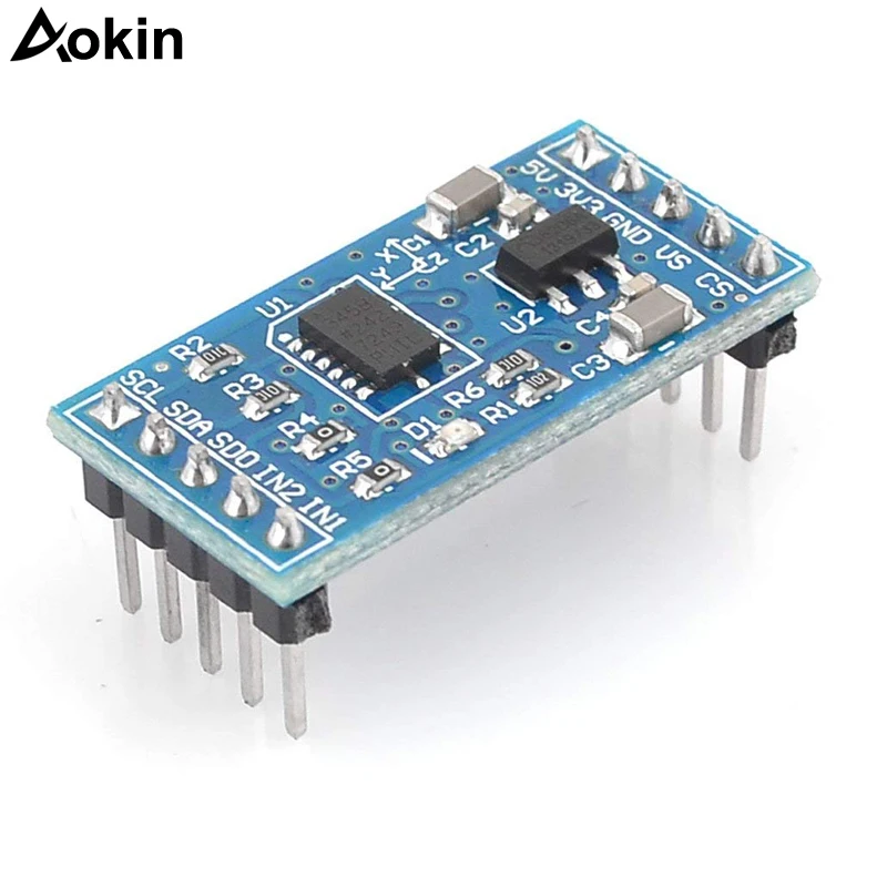 ADXL345 3-axis Digital Gravity Sensor Acceleration Module Tilt Sensor For Arduino
ADXL345 3-axis Digital Gravity Sensor Acceleration Module Tilt Sensor For Arduino