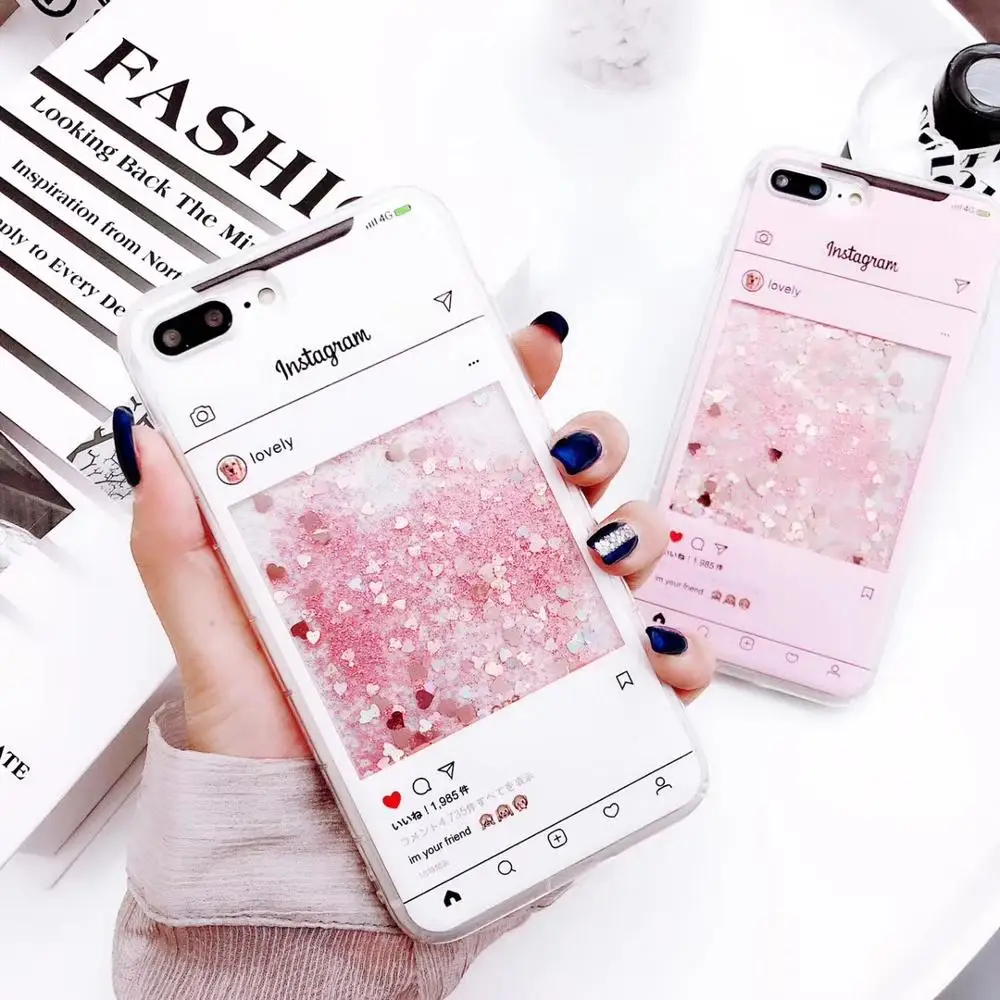 Xsmax Funny Instagram chat Glitters Phone Case Quicksand Dynamic Liquid Cover For iPhoneXR 8plus 6S 7plus Shell Body Protection
Xsmax Funny Instagram chat Glitters Phone Case Quicksand Dynamic Liquid Cover For iPhoneXR 8plus 6S 7plus Shell Body Protection