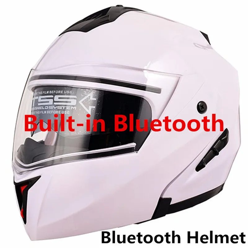 Bluetooth Flip Up Racing helmet Modular Dual lens Motorcycle Helmet full face Safe helmets Casco capacete casque moto S M L XL
Bluetooth Flip Up Racing helmet Modular Dual lens Motorcycle Helmet full face Safe helmets Casco capacete casque moto S M L XL