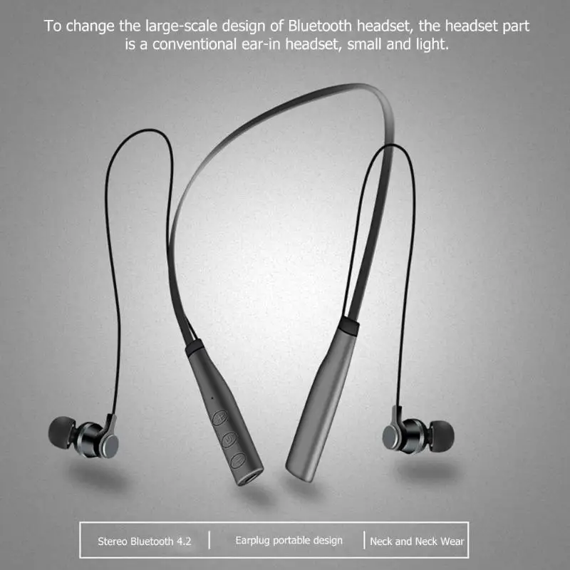 VODOOL Wireless Headset Bluetooth Earphone Sports Neckband Headset Earbuds Support TF Card with Mic Earphones Headphones
VODOOL Wireless Headset Bluetooth Earphone Sports Neckband Headset Earbuds Support TF Card with Mic Earphones Headphones