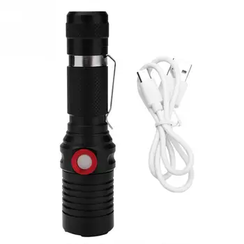 Bright LED Flashlight Handheld Super linterna USB Rechargeable Flashlight Stepless Dimming Torch Flashlight for Camping
Bright LED Flashlight Handheld Super linterna USB Rechargeable Flashlight Stepless Dimming Torch Flashlight for Camping