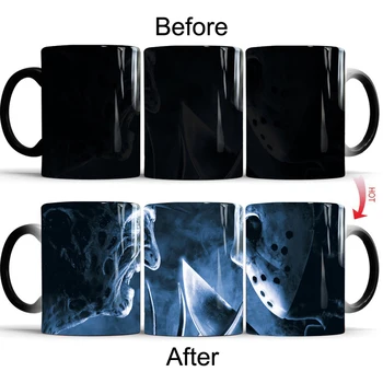 11 Oz Freddy Vs Jason Horror Movie Coffee Mugs Heat Changing Color Mug Milk Cup Magic Ceramic Heat Sensitive Cups
11 Oz Freddy Vs Jason Horror Movie Coffee Mugs Heat Changing Color Mug Milk Cup Magic Ceramic Heat Sensitive Cups