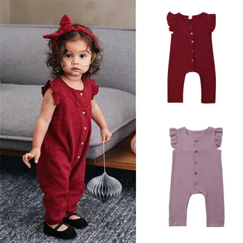 PUDCOCO Newborn Infant Baby Girls Ruffle Sleeveless Solid Romper Jumpsuit Outfits Fashion Casual Playsuit 0-24M
PUDCOCO Newborn Infant Baby Girls Ruffle Sleeveless Solid Romper Jumpsuit Outfits Fashion Casual Playsuit 0-24M