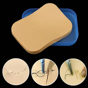 15X11X1.1cm Surgical Sutured Practice Training Skin Model Silicone Simulation Skin Model School Educational Medical Supply New
15X11X1.1cm Surgical Sutured Practice Training Skin Model Silicone Simulation Skin Model School Educational Medical Supply New